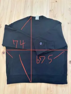 Champion Reverse Weave トレーナー XL 黒