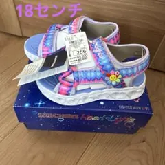 SKECHERS Heart Lights 光るサンダル　18センチのサムネイル