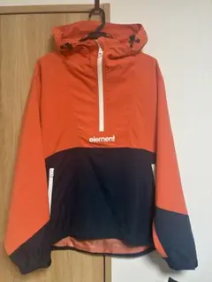 element ナイロンジャケット オレンジ/ネイビー