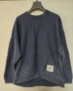 SVOLME オーバーサイズ　 スウェット　ネイビー　トレーナー　Ｌフットサル