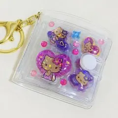 ハローキティ 日焼けキティ ミニシール帳 キーホルダー付き