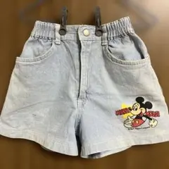 ミッキーマウス デニム調キュロットスカート110cm