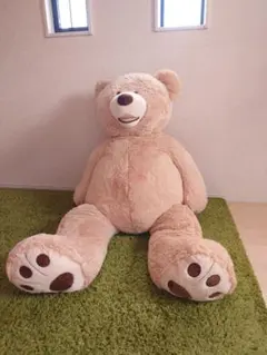 【COSTCO/コストコ】大きなくまのぬいぐるみ【ベージュ】