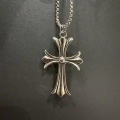 シルバー925 クロスネックレス 十字架　タイニー レディース メンズ 重厚
