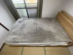 【セミダブル】無印良品ムレにくいあたたかファイバー厚手敷パッド１２０×２００ｃｍ