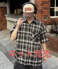 ADAMASTE retro check shirt - レトロチェックシャツ