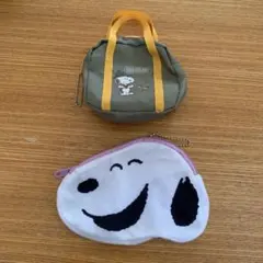 笑顔の顔デザイン ポーチ キーチェーン付き