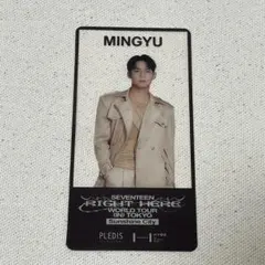 SEVENTEEN セブチ ミンギュ サンシャインシティ クリアしおり