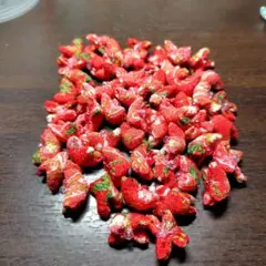 くくり花50個セット。ビーズ付き