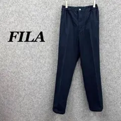 FILA フィラ チノパン 150cm キッズ ネイビー 綿100 ウエストゴム