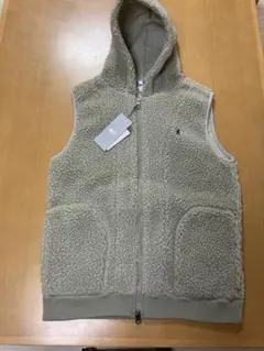 Gymphlex ボアベストジャケット トープ