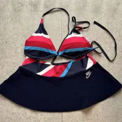 ナイキ NIKE ネイビー　水着　ビキニ　カップ付 Mサイズ