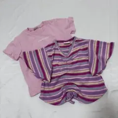 Miki house BREEZE ベビー服　90 ２点セット　女の子　Tシャツ