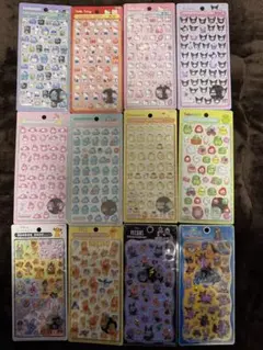 シール　12種類　ボンボンドロップ　プチドロップ　ディズニー　サンリオ