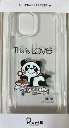 内藤ルネ　RUNE iPhone 12 12Pro TPU クリアケース