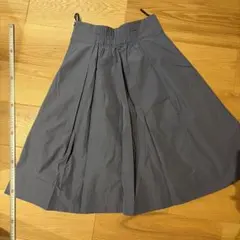 PARLMASÉL ブルー味グレー フレアスカート 38のサムネイル