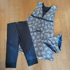 ASICS トレーニングウェア セットアップ ウィリアム・モリス ブルー