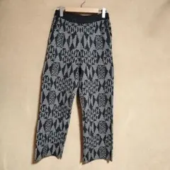 ニットパンツ ワイドパンツ