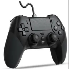 PS4 コントローラー 有線 背面ボタン付き ブラック 黒