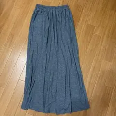 GU グレー　ロングスカート
