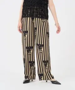 【アルディー　ノワール】ライオン　プリント　パンツ LIONESS PRINT
