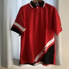 チャンピオン　Champion 赤 ポロシャツ　Mサイズのサムネイル