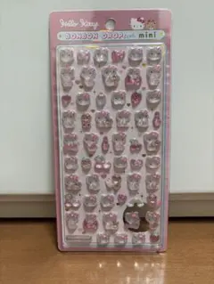 【正規品】ボンボンドロップシール mini　ハローキティ ピンク