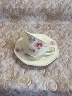 Noritake CRAFTONEクラフトーン 未使用 ピンク カップ&ソーサー