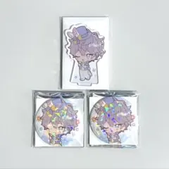 【あんスタ】 アニカフェ　アクスタ　缶バッジ2点　瀬名泉