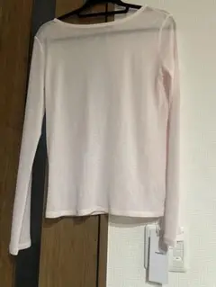 mystic シアーロングTシャツ　ピンク