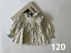 花柄ブラウス　長袖シャツ 120 韓国子供服