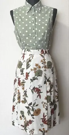 ヴィンテージ　60s 70s 花柄　スカート　レトロ