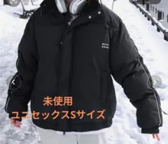 ZIP FIVE ブラック パディングダウンジャケット Sサイズ