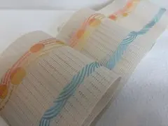 本場筑前博多織 紗四寸浴衣帯 新品 半幅帯 夏帯 浴衣帯 単衣 日本製 正絹 帯