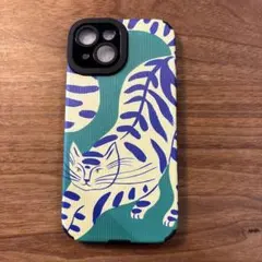 個性的な猫デザイン ④iPhone15おしゃれ