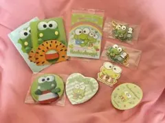 けろけろけろっぴ キーホルダー 缶バッジ カード セット