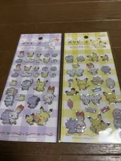 セリア ポケピース キラキラシール ポケモン シール