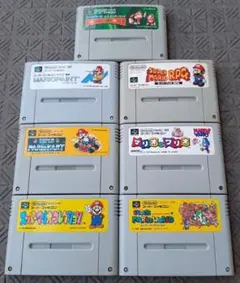まとめ7本セット マリオとワリオ スーパーマリオコレクション スーパーファミコン