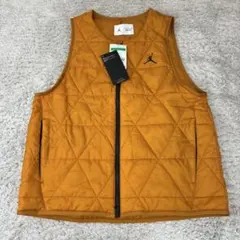 【未使用】NIKE ナイキ ベスト XL オレンジ　キルティング ジョーダンのサムネイル
