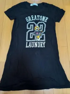 LAUNDRY 黒 チュニック 半袖のサムネイル