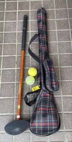 グラウンドゴルフ クラブ 2本セット アシックス ハタチ クラブバッグ