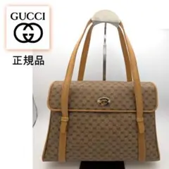 GUCCI オールドグッチ GG スプリーム　PVC レザー トートバッグ 美品