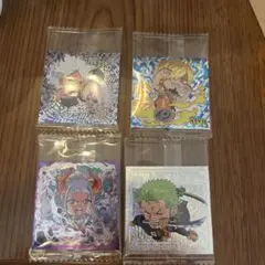 ワンピース ホログラムステッカー 4枚セット