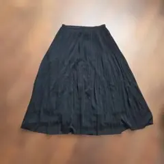 UNIQLO プリーツスカート ブラック グレー