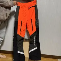 Husqvarna 機能的ワークパンツ オレンジ/グレー 即購入可、値下げ可能 2025年最新】Husqvarna ワークパンツ・カーゴパンツ・ペインター