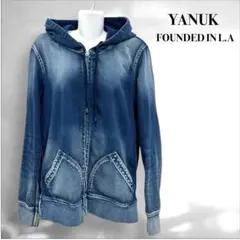 YANUK デニムパーカー ジップアップジャケットのサムネイル