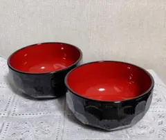 木製 漆器 椀 800ml 2個セット