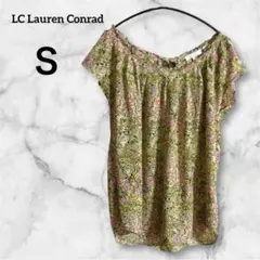 LC Lauren Conrad 【Ｓ】半袖ブラウス 花柄