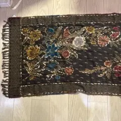goa花柄刺繍 ストール サイズF