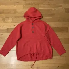 Our. フード付きニット フリーサイズ 美品